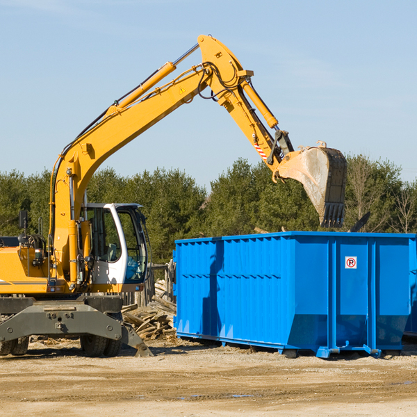 can i choose the location where the residential dumpster will be placed in Cotton Center